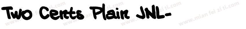 Two Cents Plain JNL字体转换